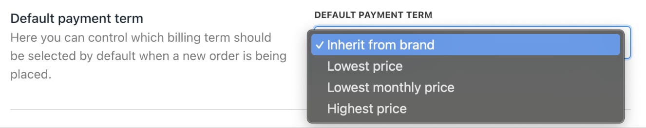 Select an option