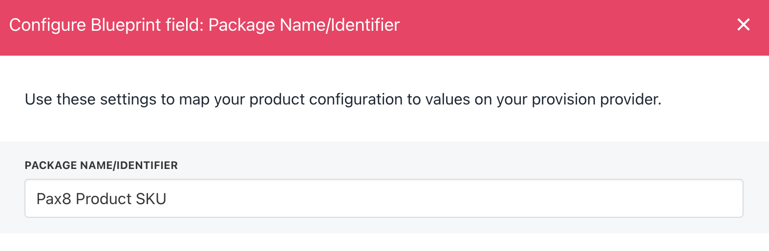 Enter package identifier