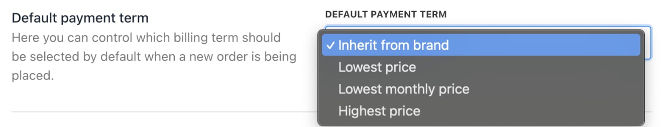 Select an option