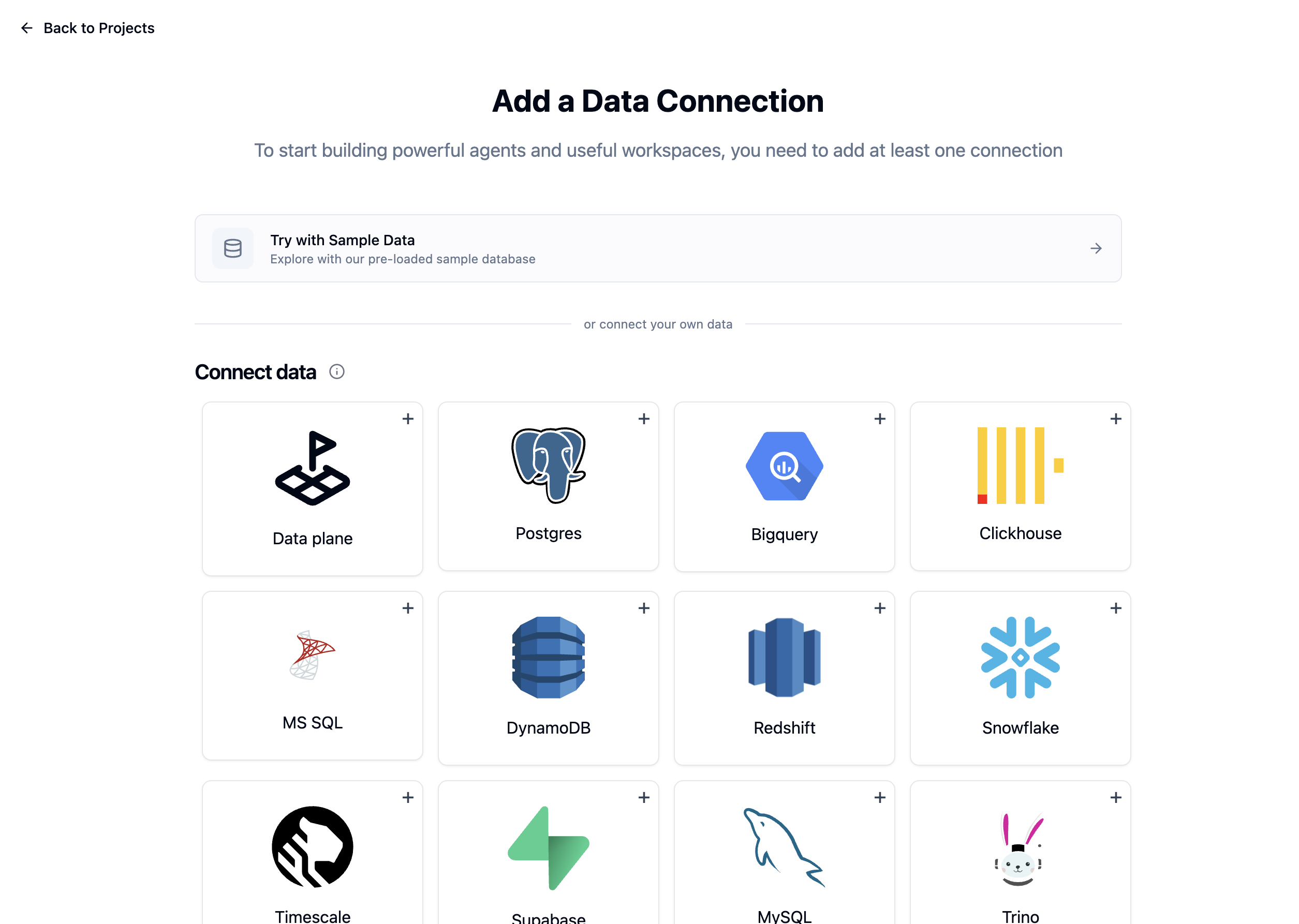 Adding a database connection