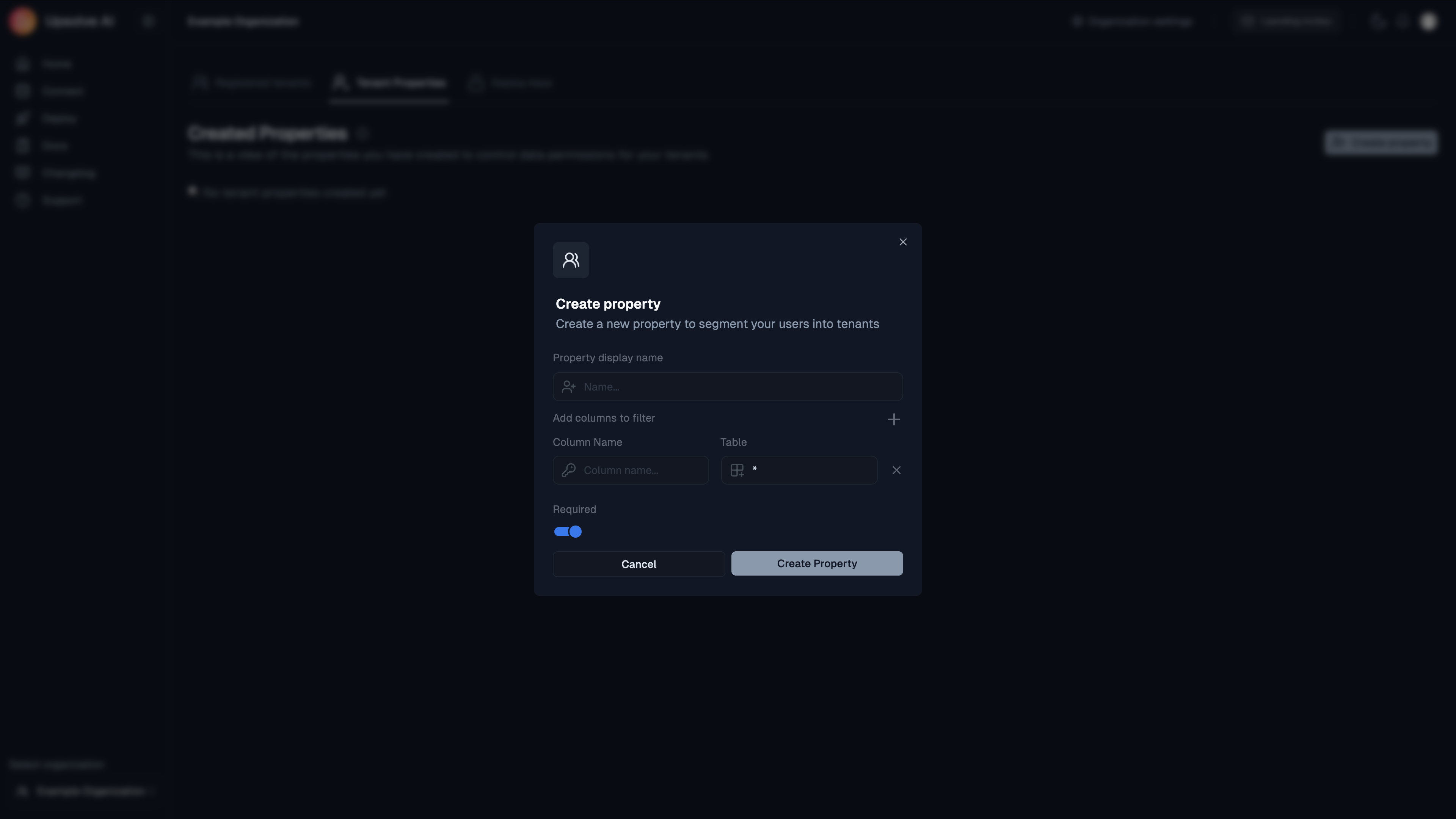 Tenant Properties Management