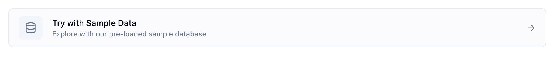 Demo connection option