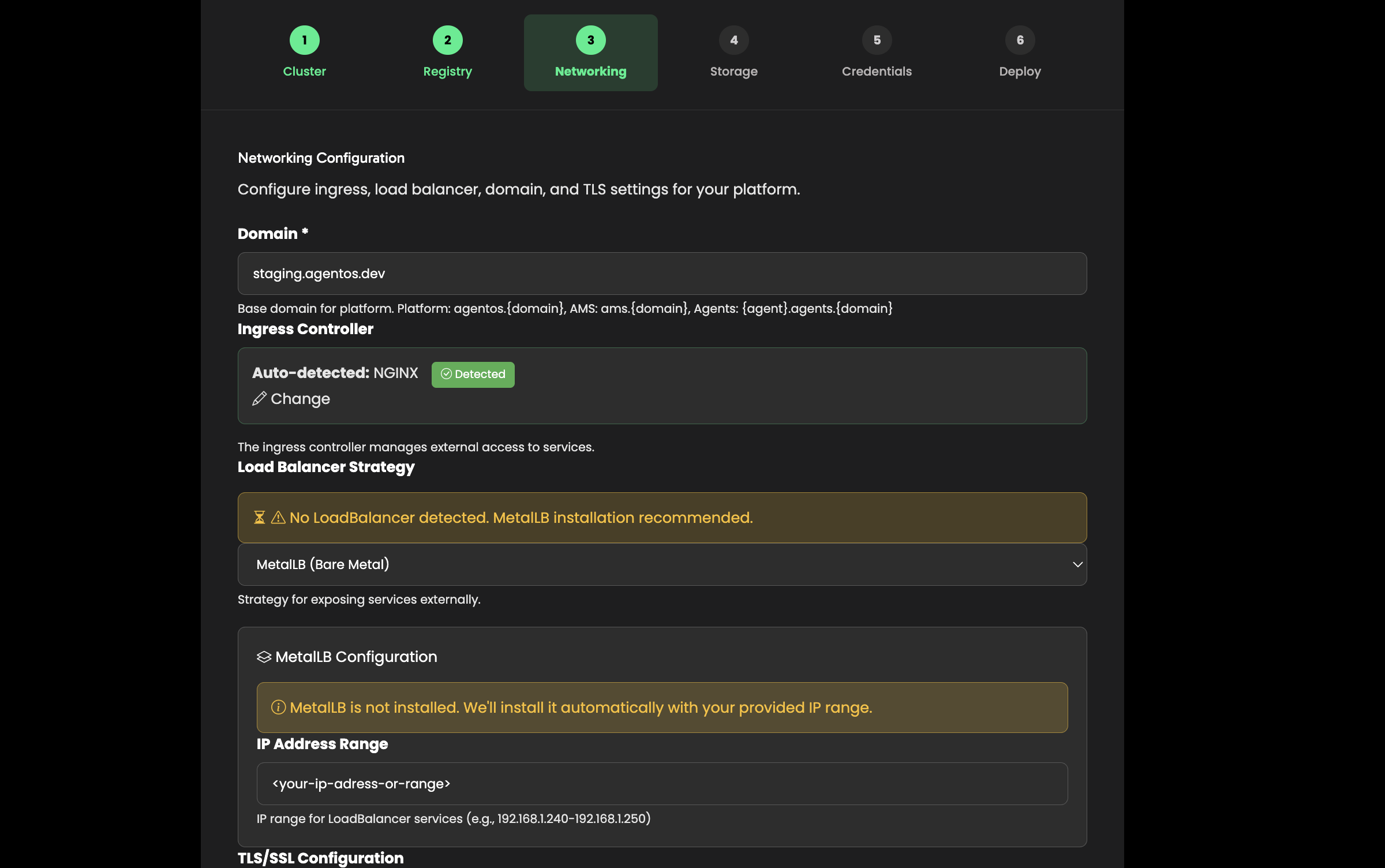 Networking Configuration