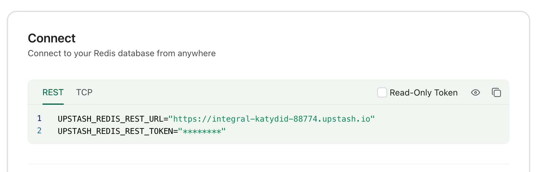 Connect Deno Deploy to Upstash Redis