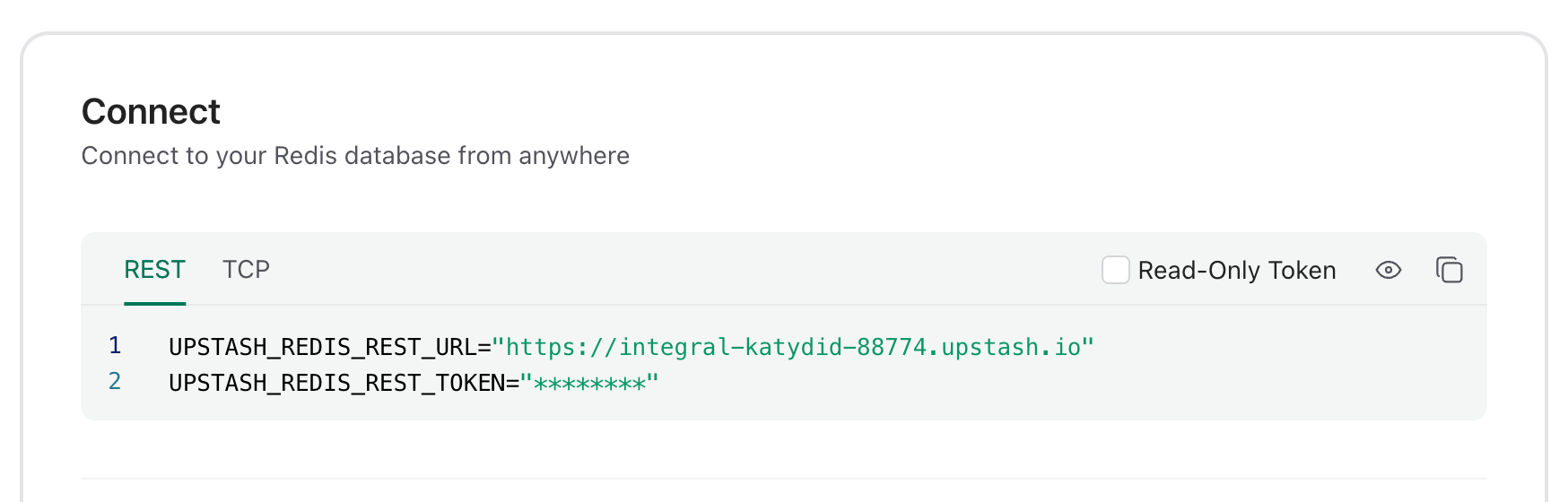 Connect Deno Deploy to Upstash Redis
