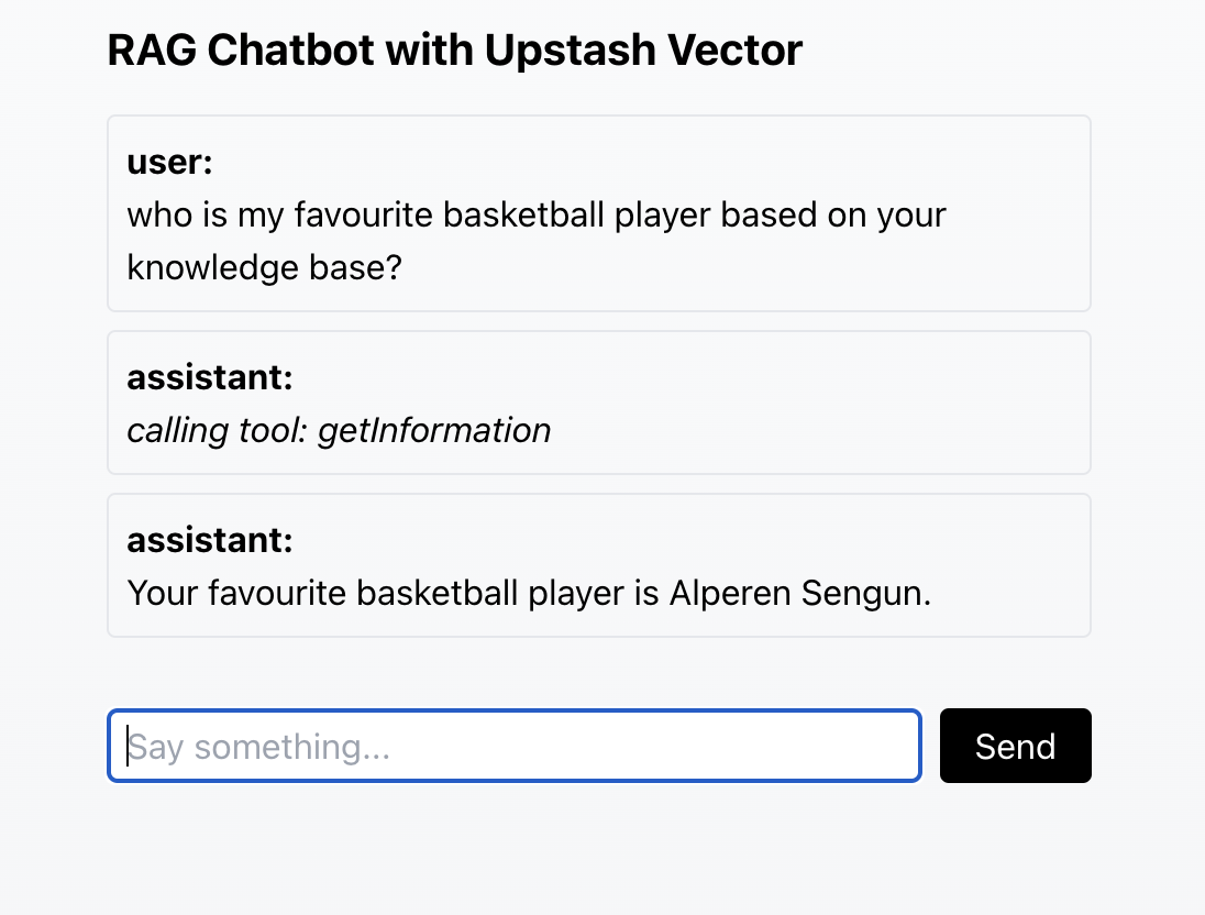 Retrieving information from the knowledge base in another conversation