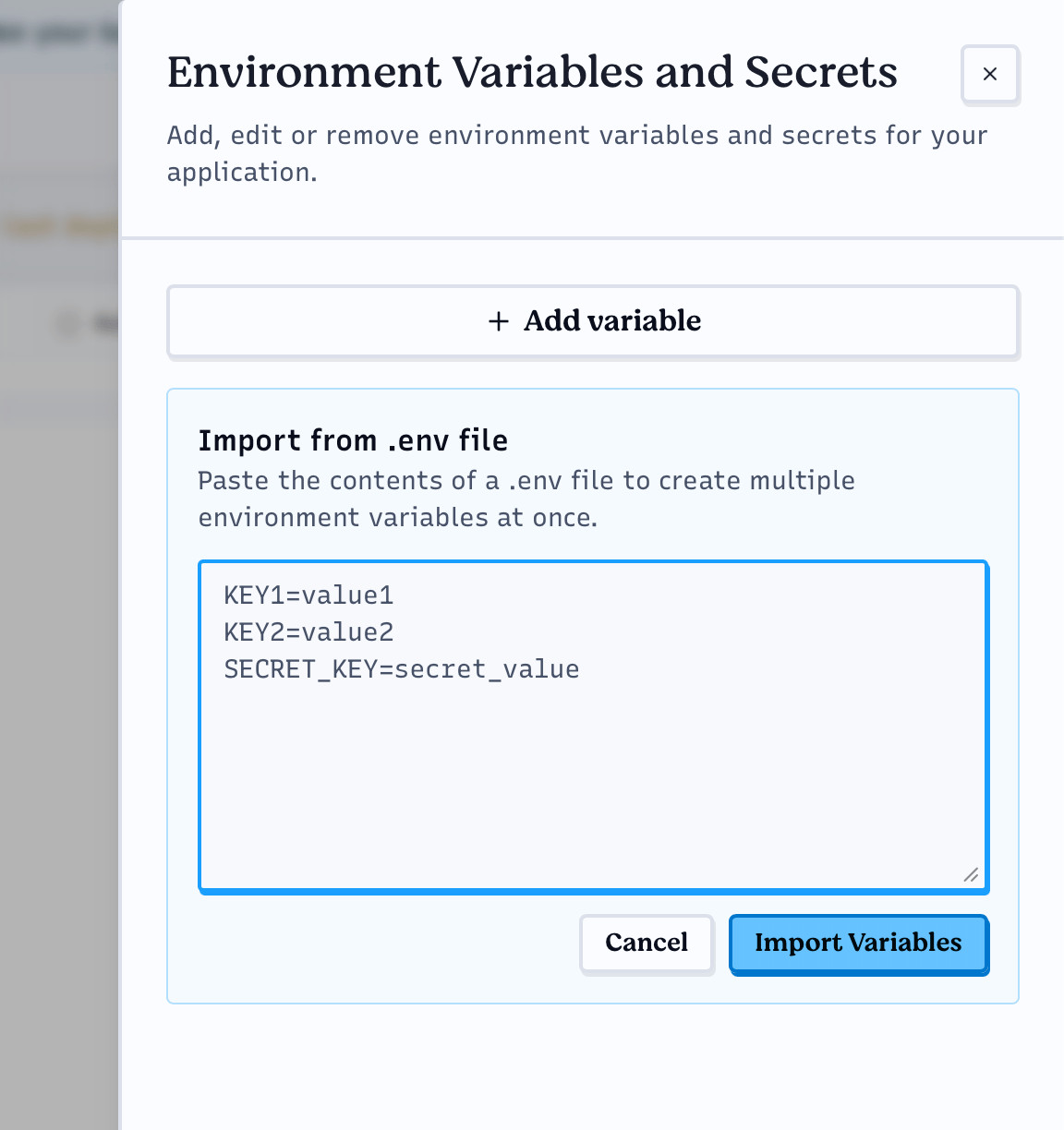 Redis environment variables in Deno Deploy