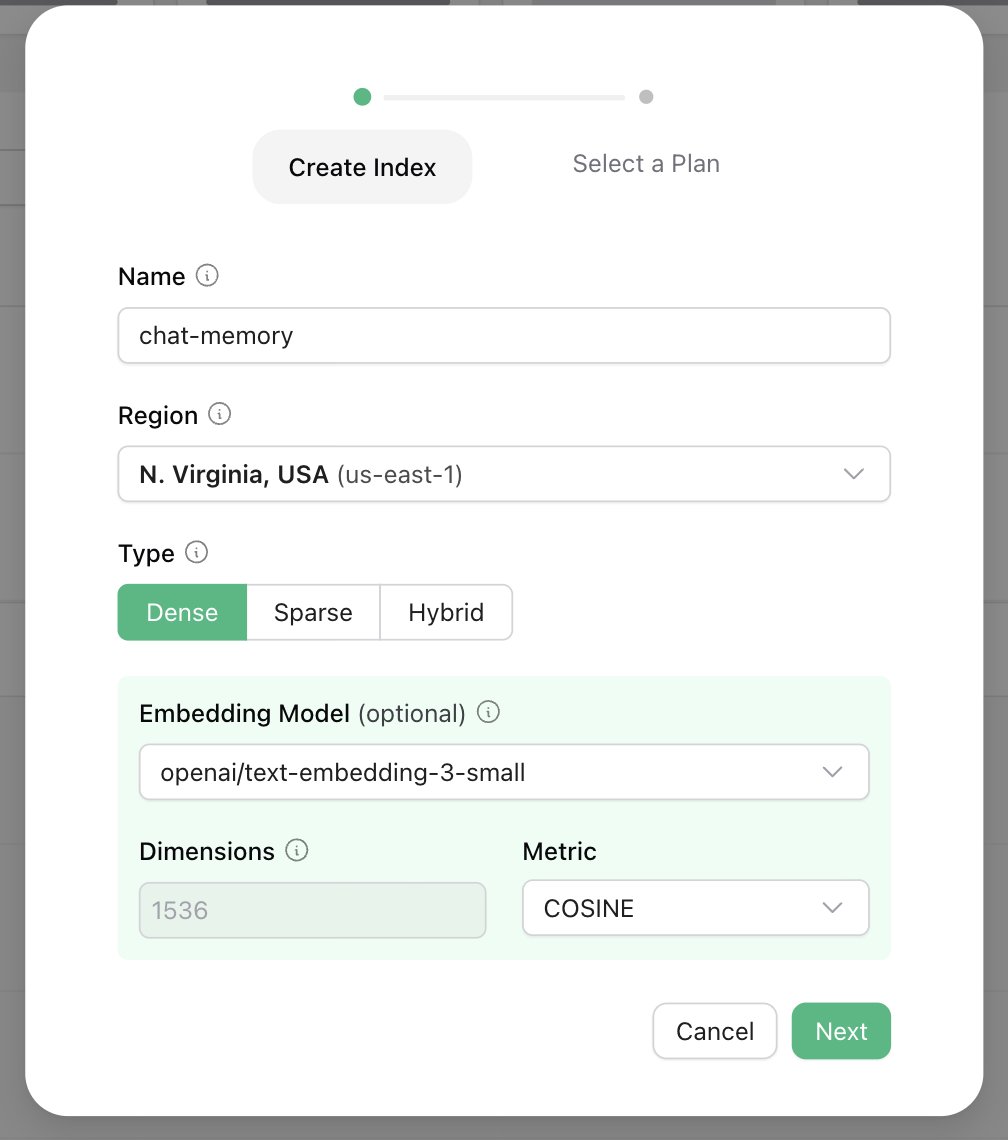 Create a Vector index with an embedding model