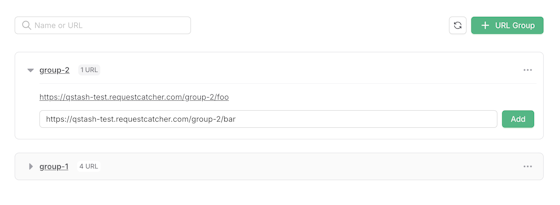 Create URL Groups and Endpoints - Upstash Documentation