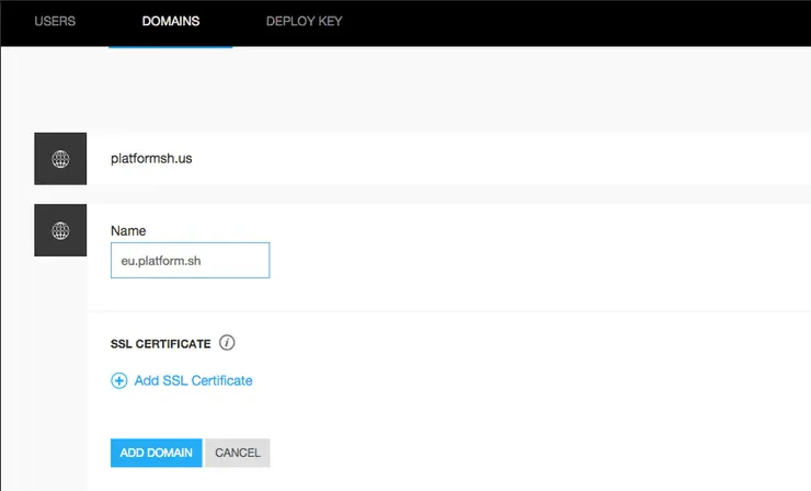 Customized Domain Name