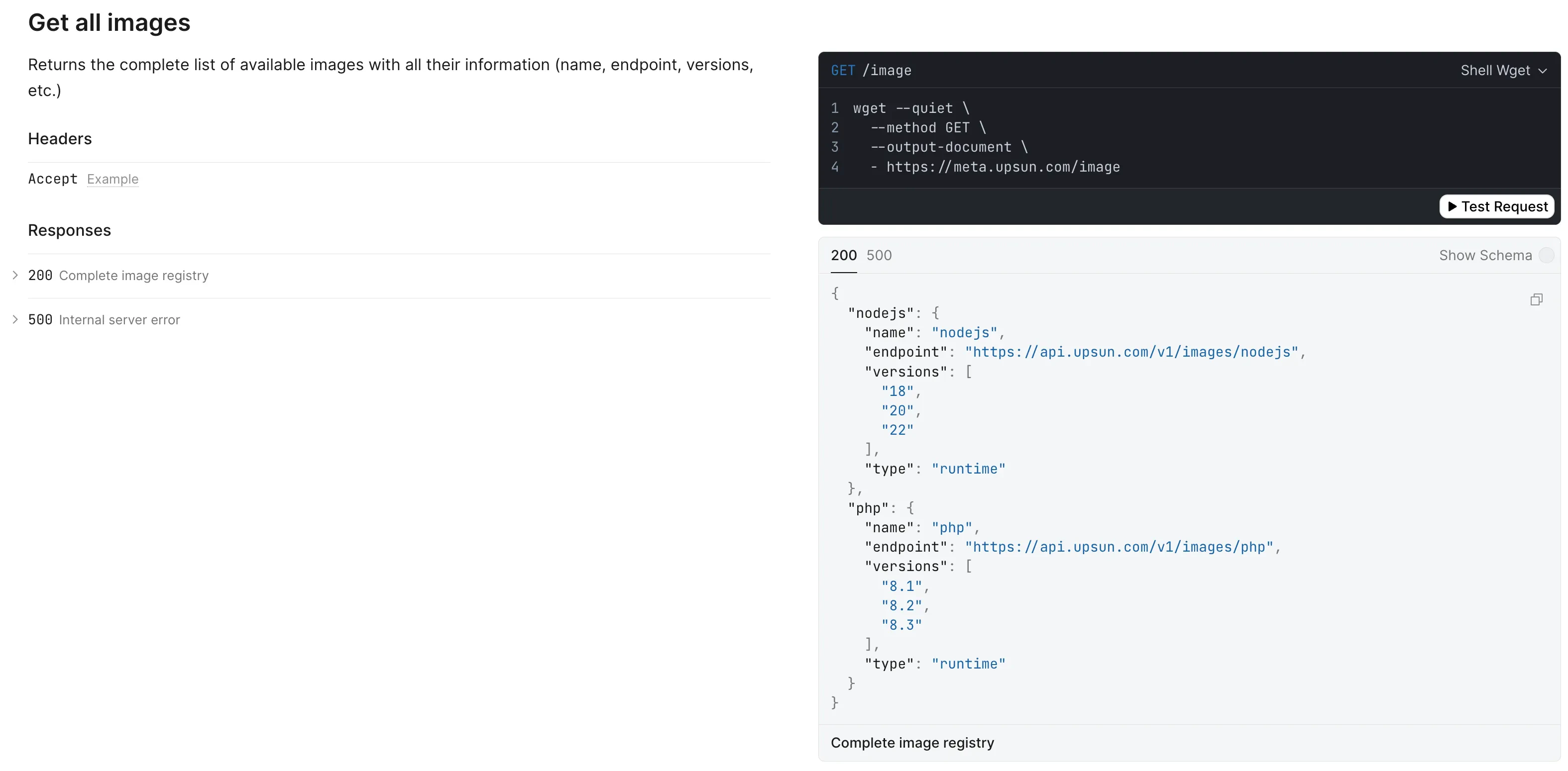 Meta-Upsun Scalar - Get Image screenshot