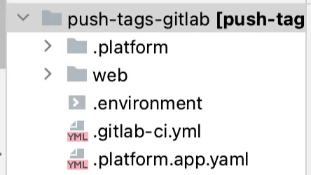 The .gitlab-ci.yml pipeline file