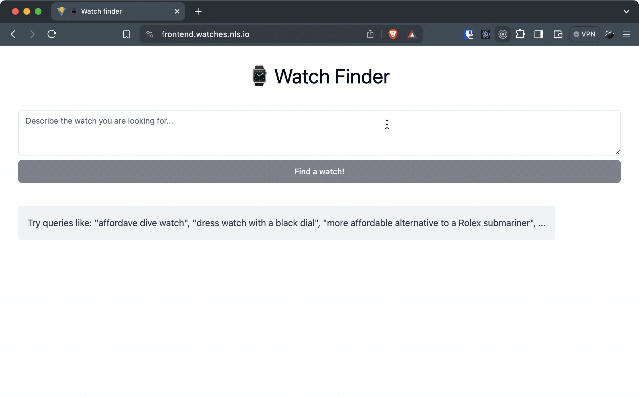 Final Application Demo