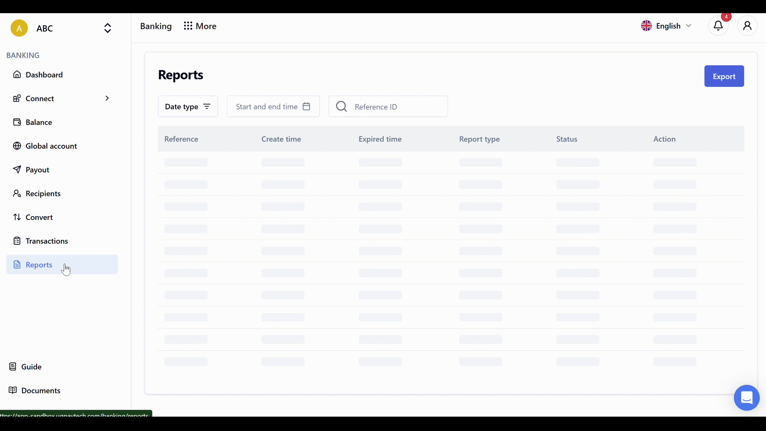 Reports walkthrough