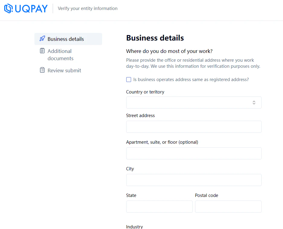 Existing legal entity option