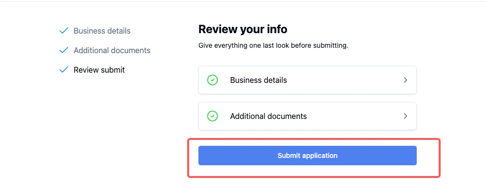 Complete information form