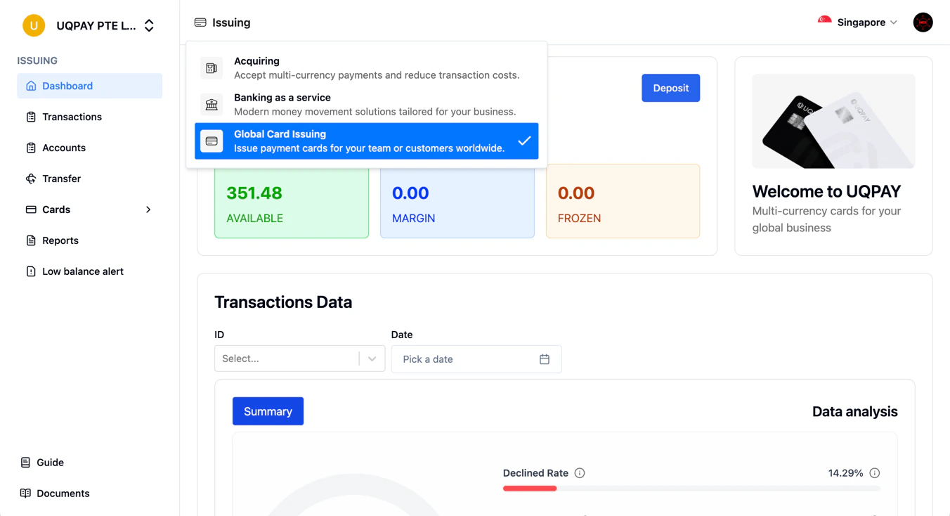 funding your issuing balance 1