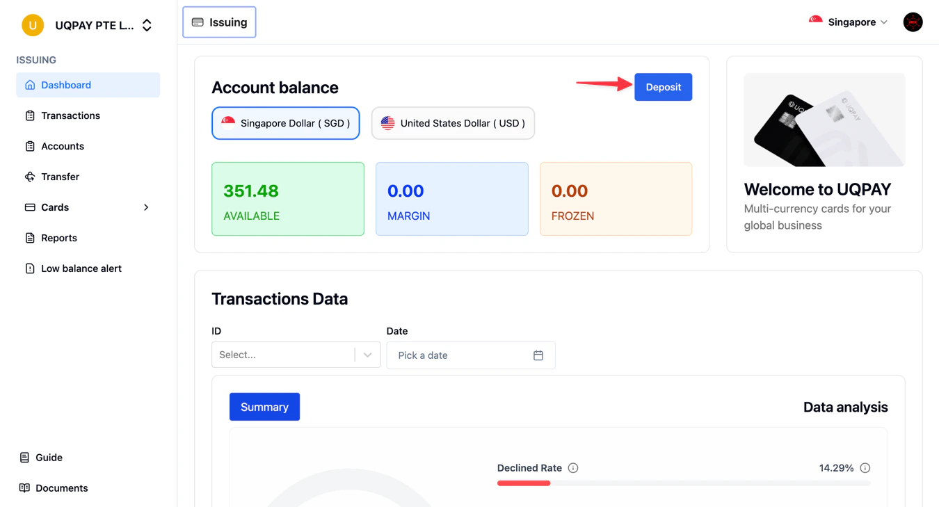 funding your issuing balance 2