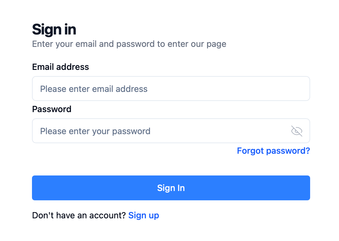 Email verification
