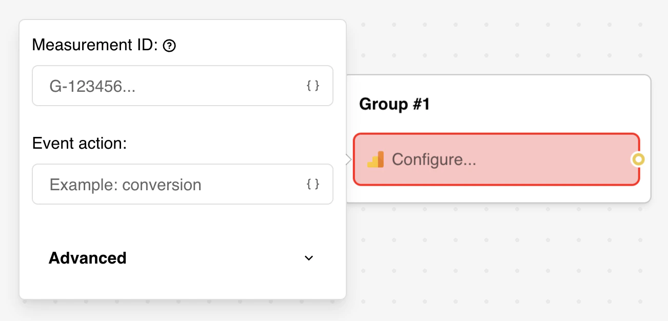 Google Analytics block