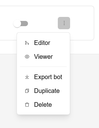 bot actions