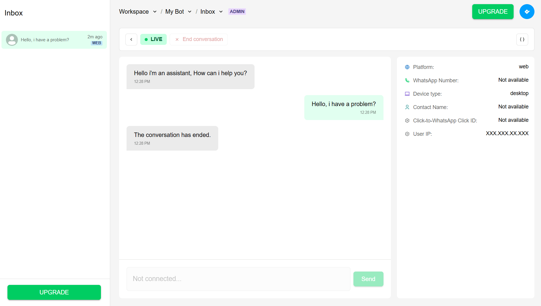 inbox conversation page