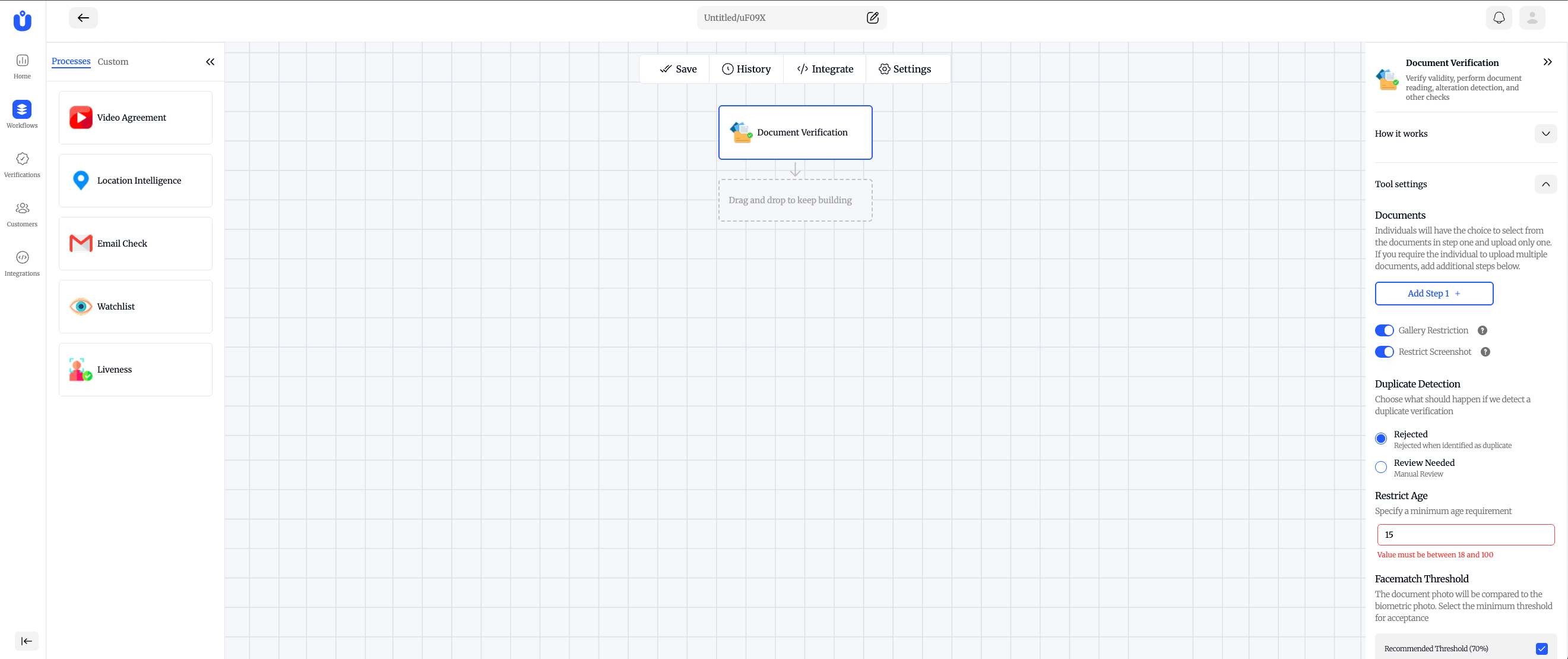 Workflow Configuration