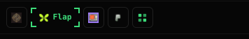 Robinhood launchpad tabs in the OG Finder panel