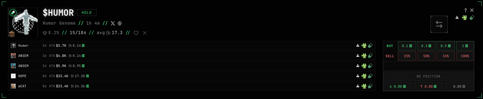USEFUL inline trading from the feed