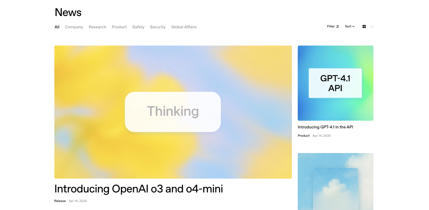 OpenAI Blog