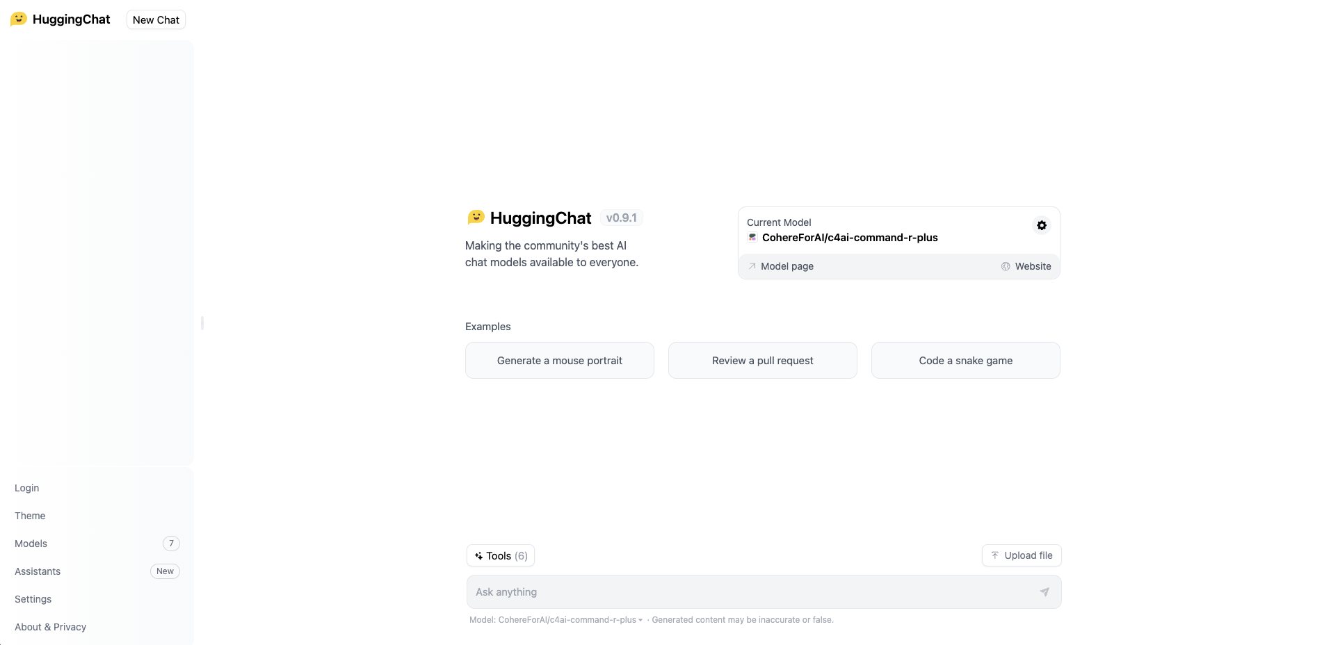 HuggingChat