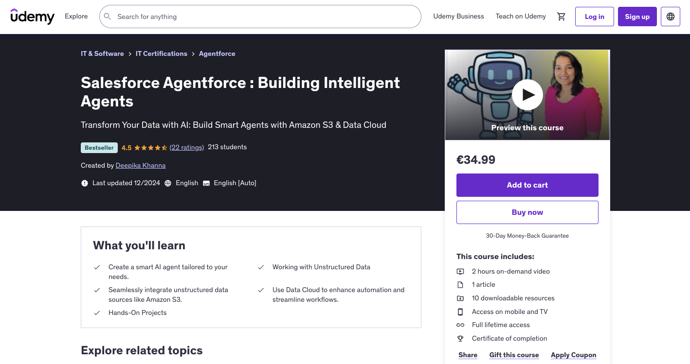 Salesforce Agentforce: Building Intelligent Agents