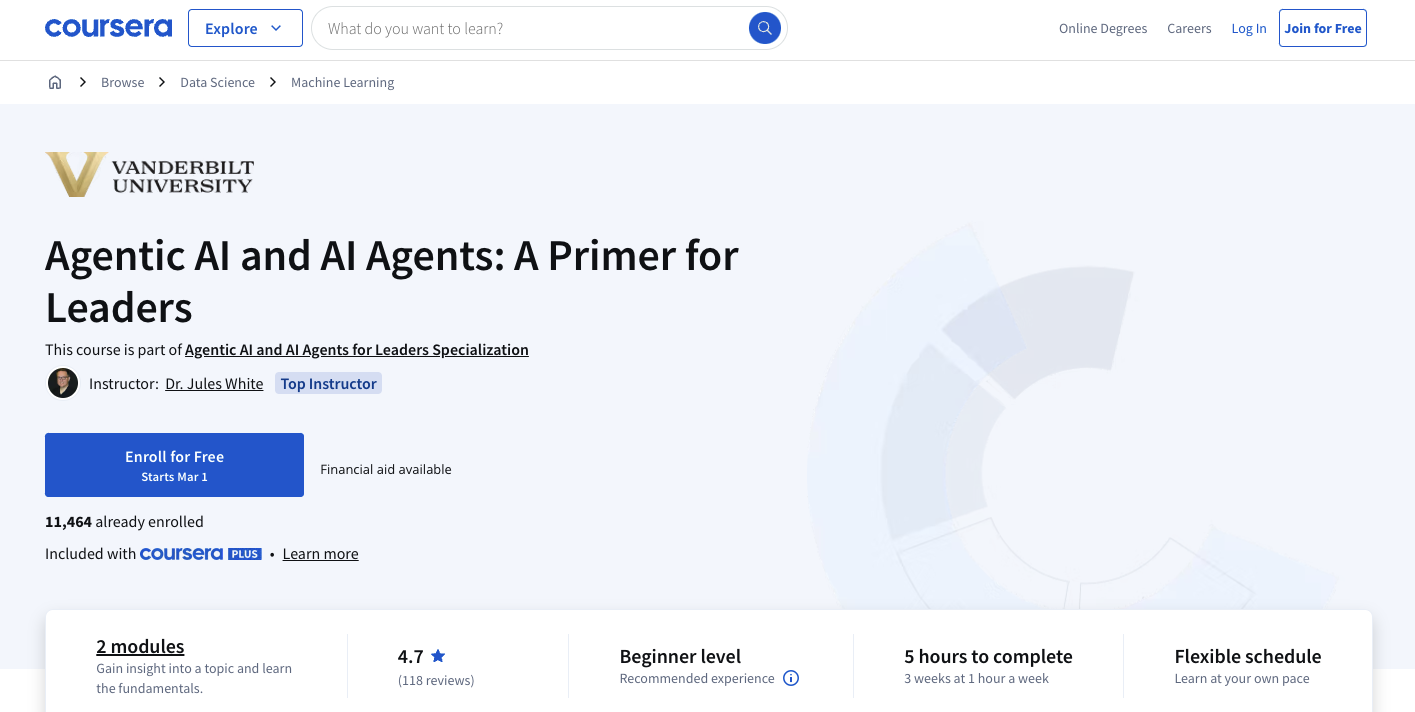 Agentic AI and AI Agents: A Primer for Leaders