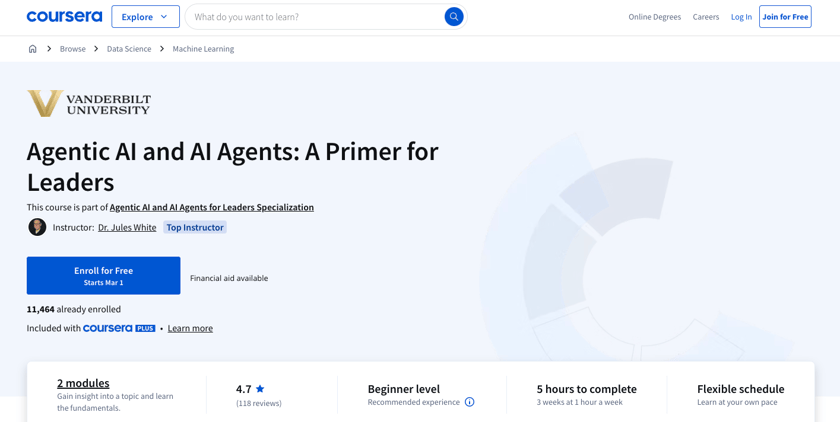 7 Best Courses on AI Agents in 2025 (Free & Paid)