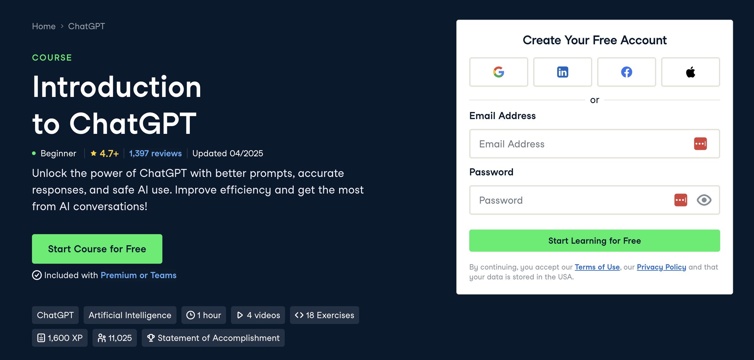 Introduction to ChatGPT