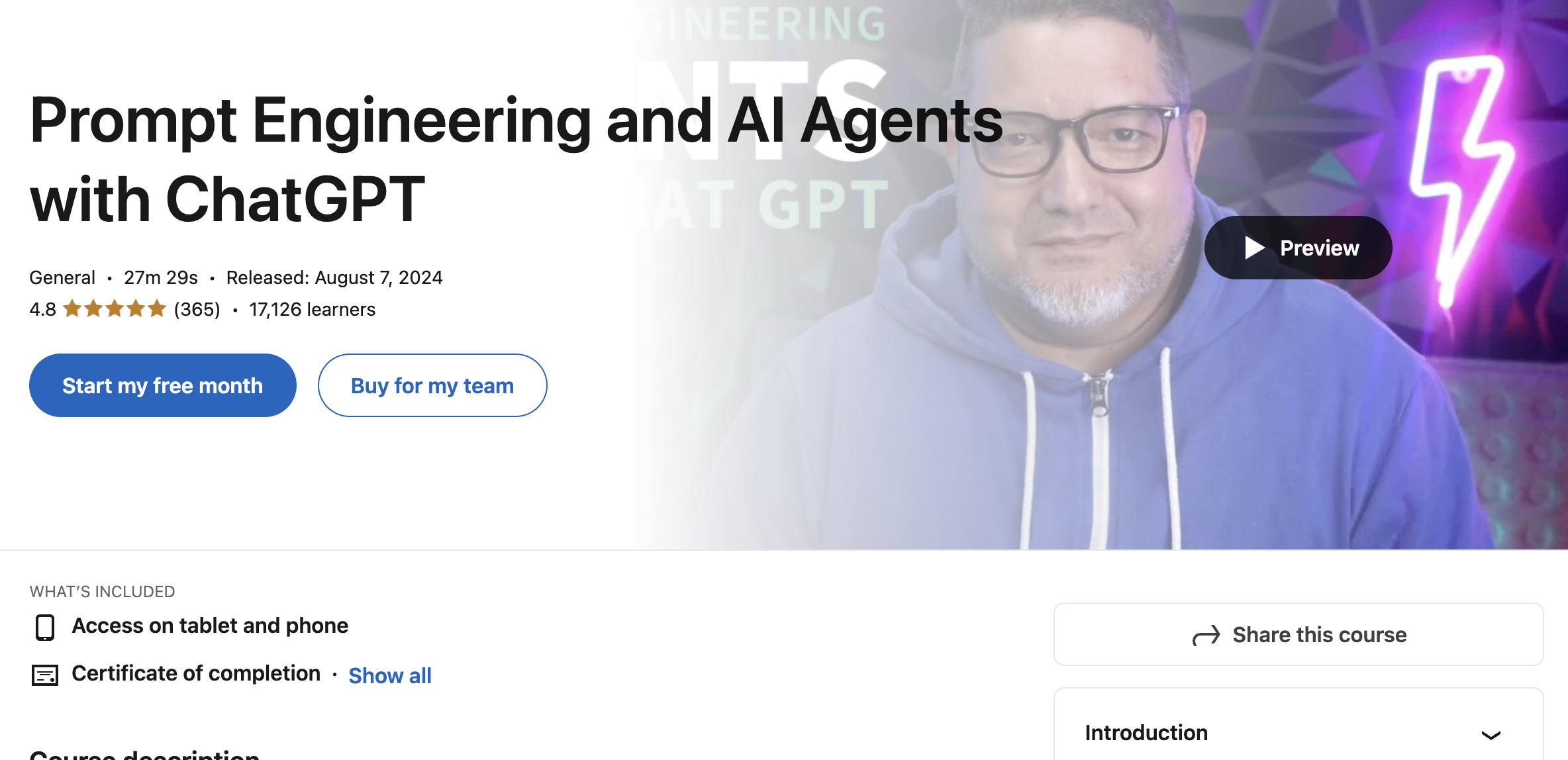 Prompt Engineering and AI Agents with ChatGPT