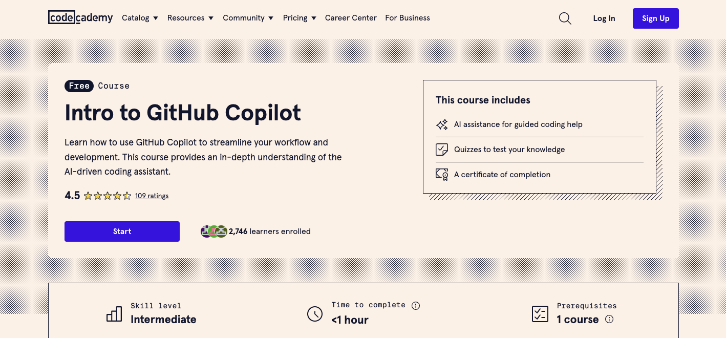 Intro to GitHub Copilot