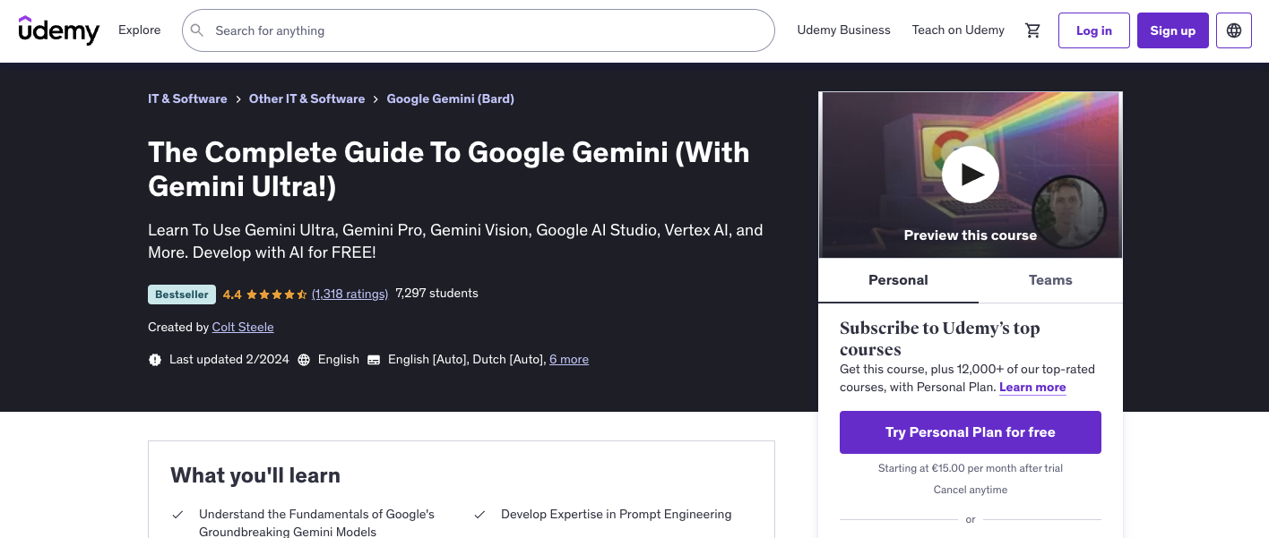 The Complete Guide To Google Gemini