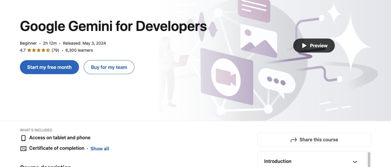 Google Gemini for Developers