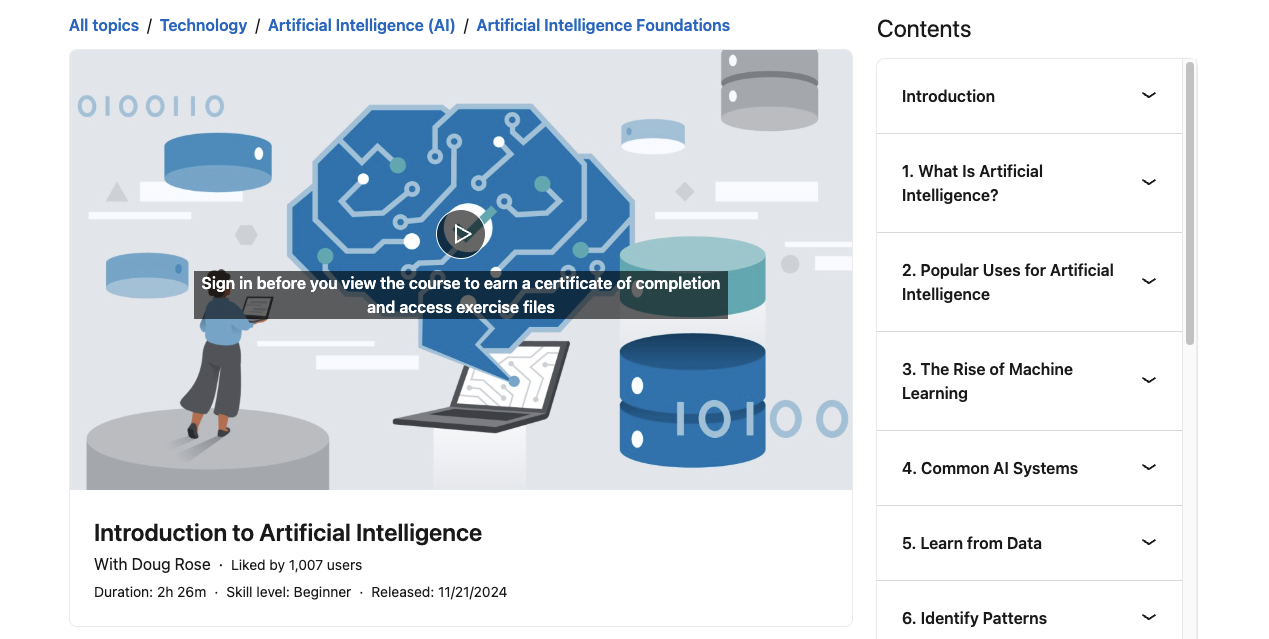Generative AI: Introduction to Artificial Intelligence
