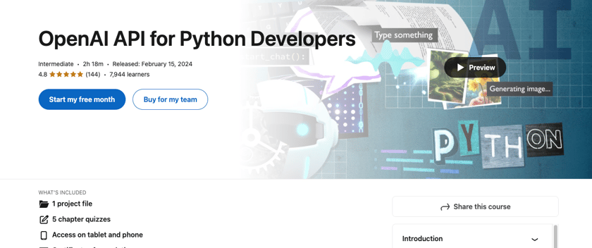10 Best OpenAI API Courses in 2025 (Free & Paid)