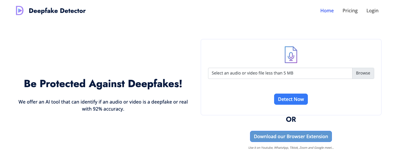DeepFakeDetector.ai