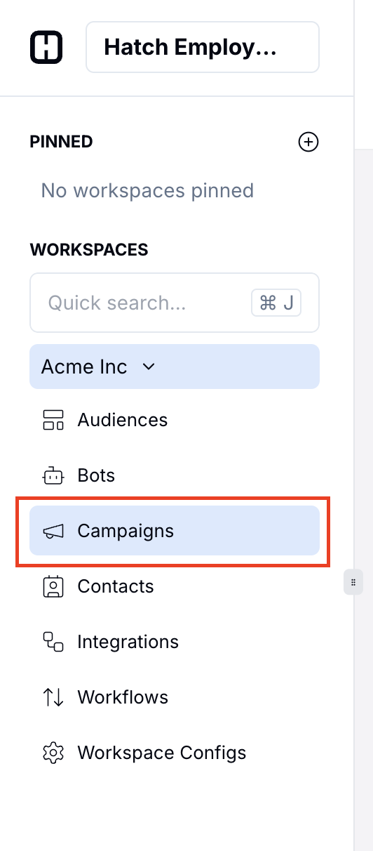 Campaign Basics - Hatch Documentation