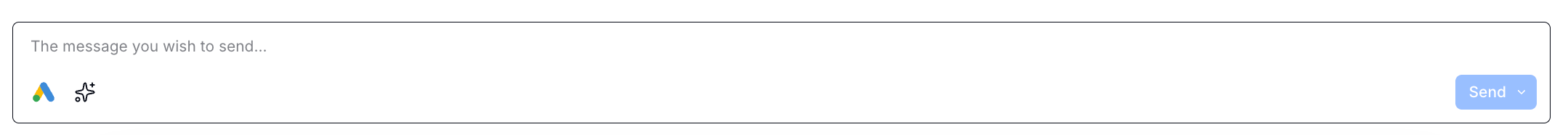 Google LSA message type