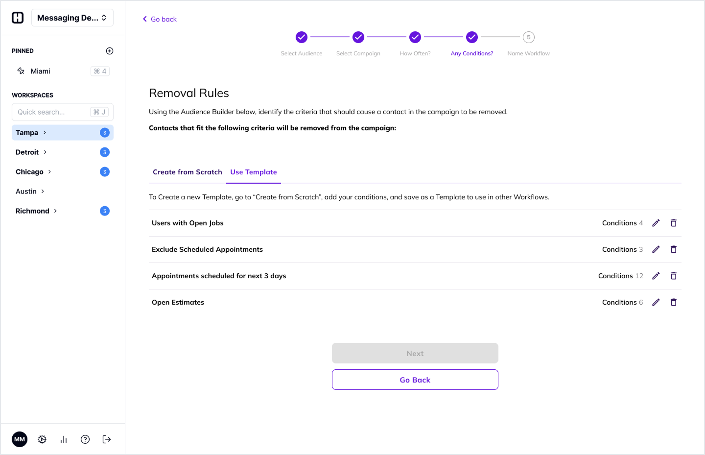Removal Rule Templates - Hatch Documentation