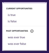 True/False field operators