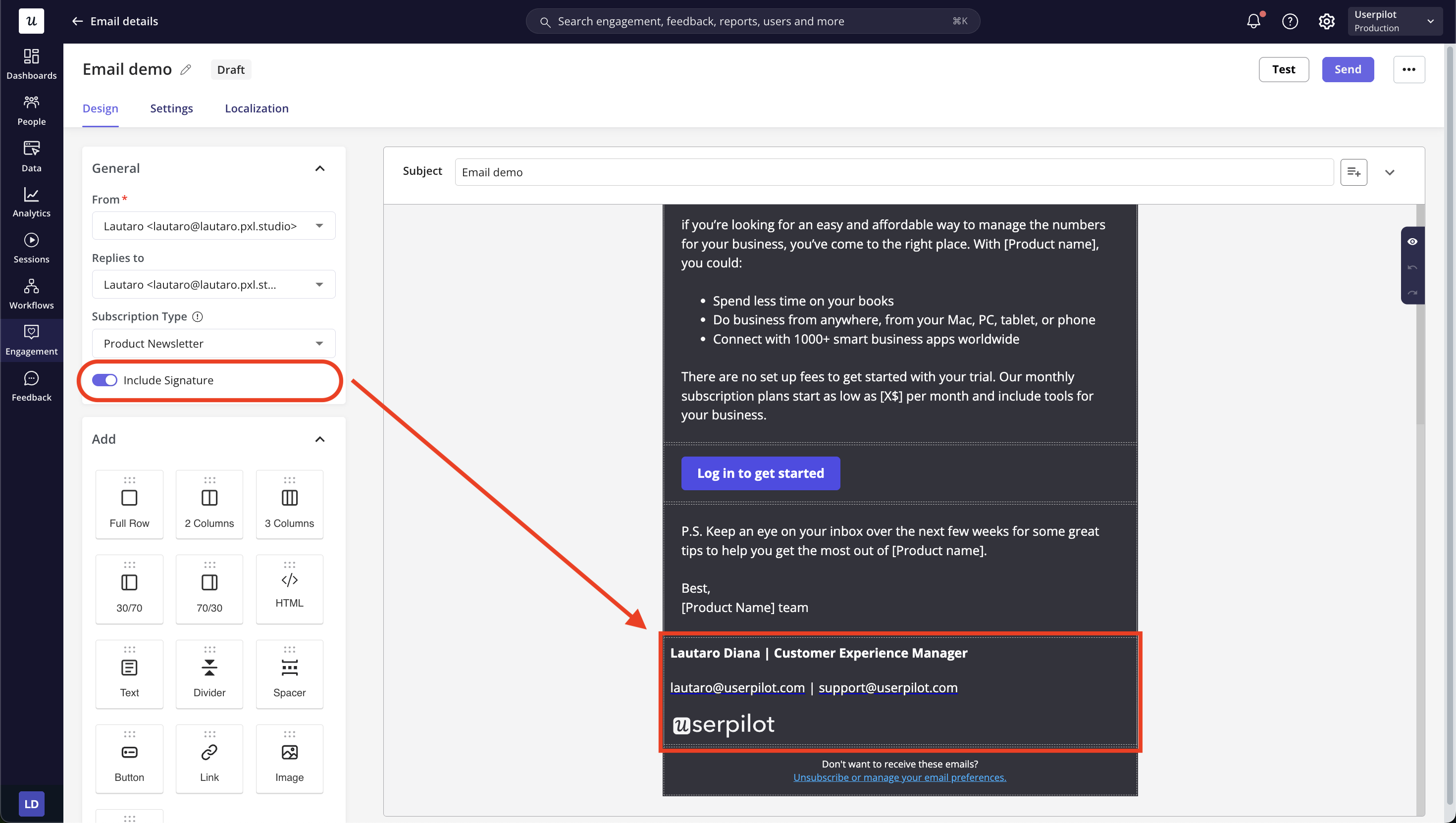 email-including-signature