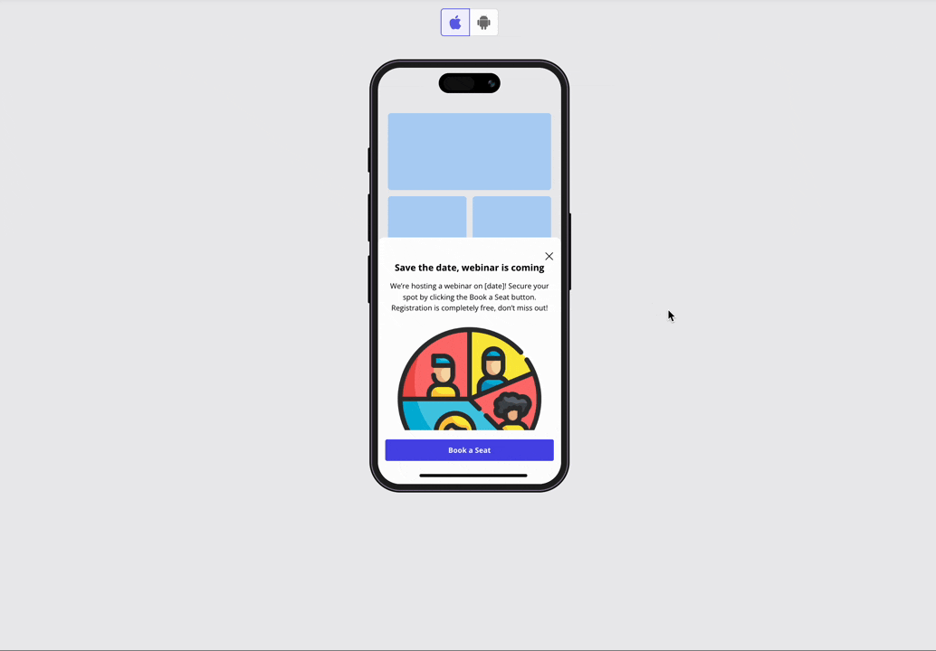 Slideout text formatting demo