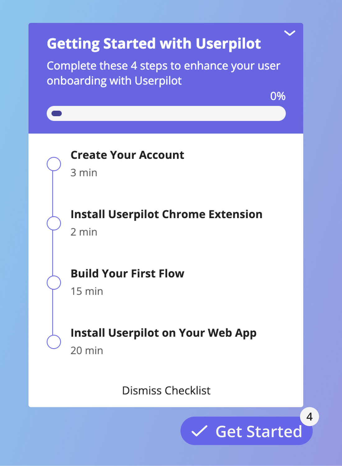 Getting Started with Checklists - Userpilot Knowledge Base