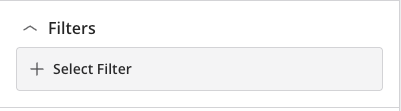 Global filters panel